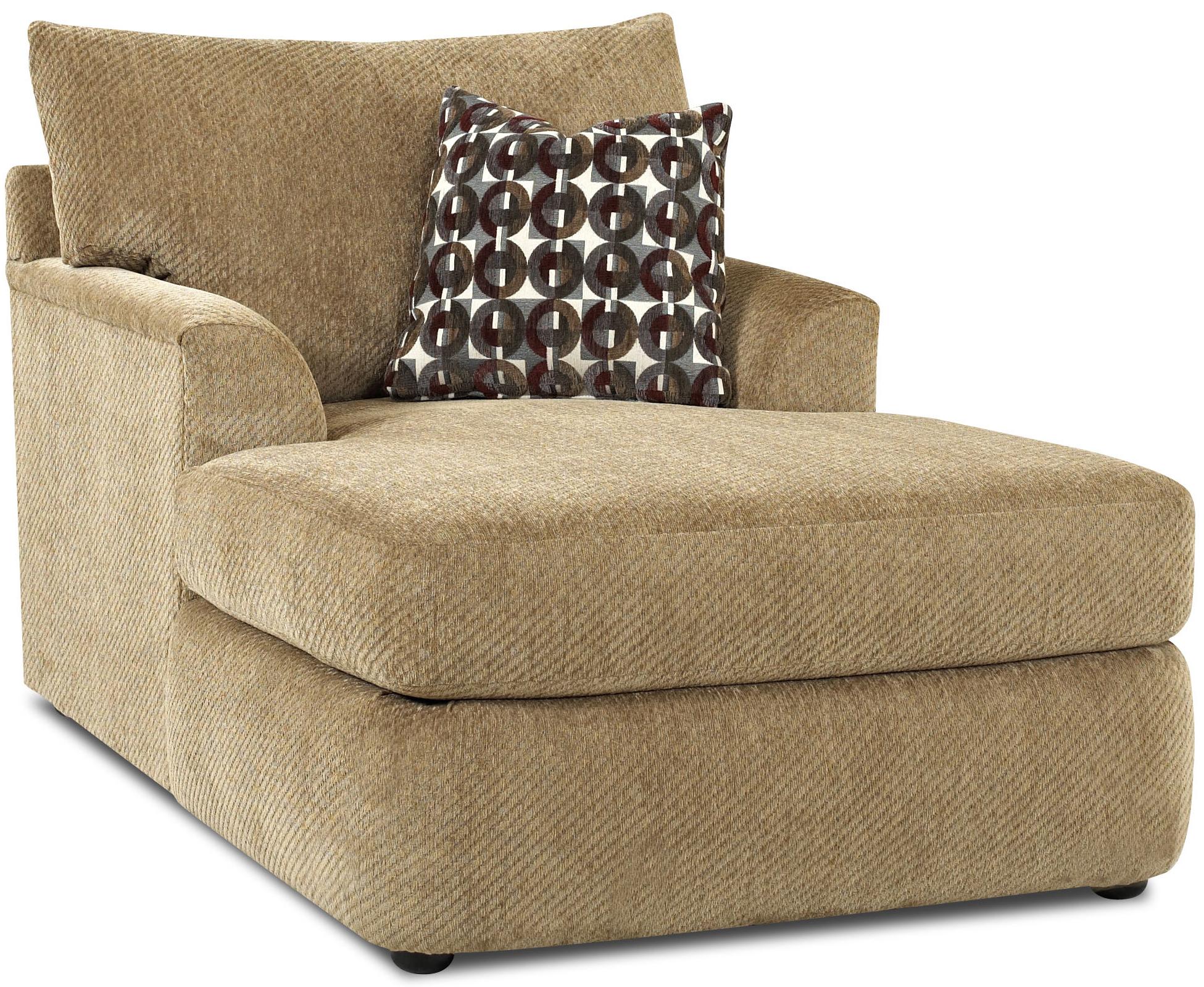 Klaussner Findley Contemporary Chaise Lounge Find Your Furniture Chaises